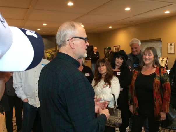 Ken Brown Holding forth about his Wines.