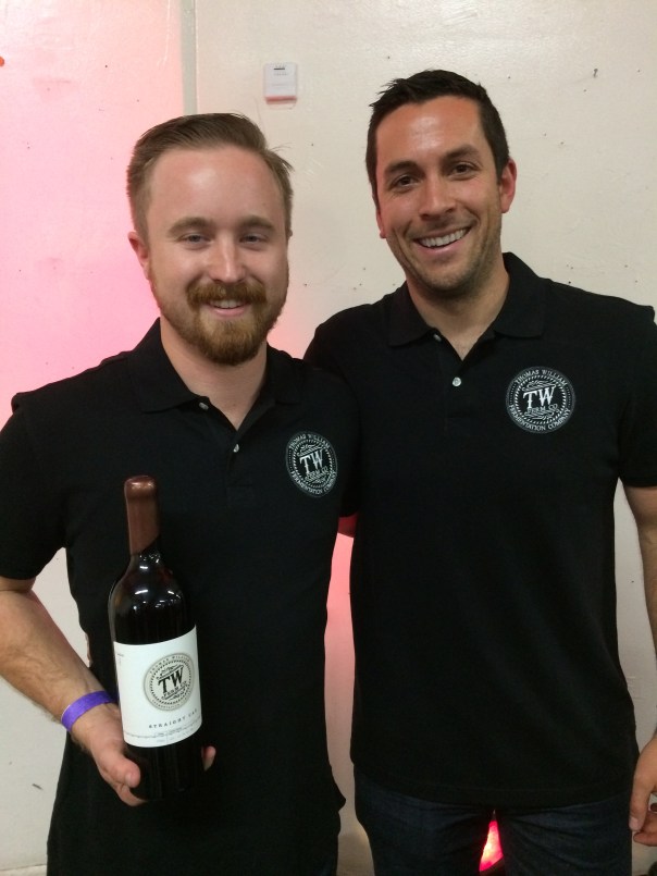 Paul Quinn & James Schreiner of TW Ferm Comany Wines. Cabernets only!